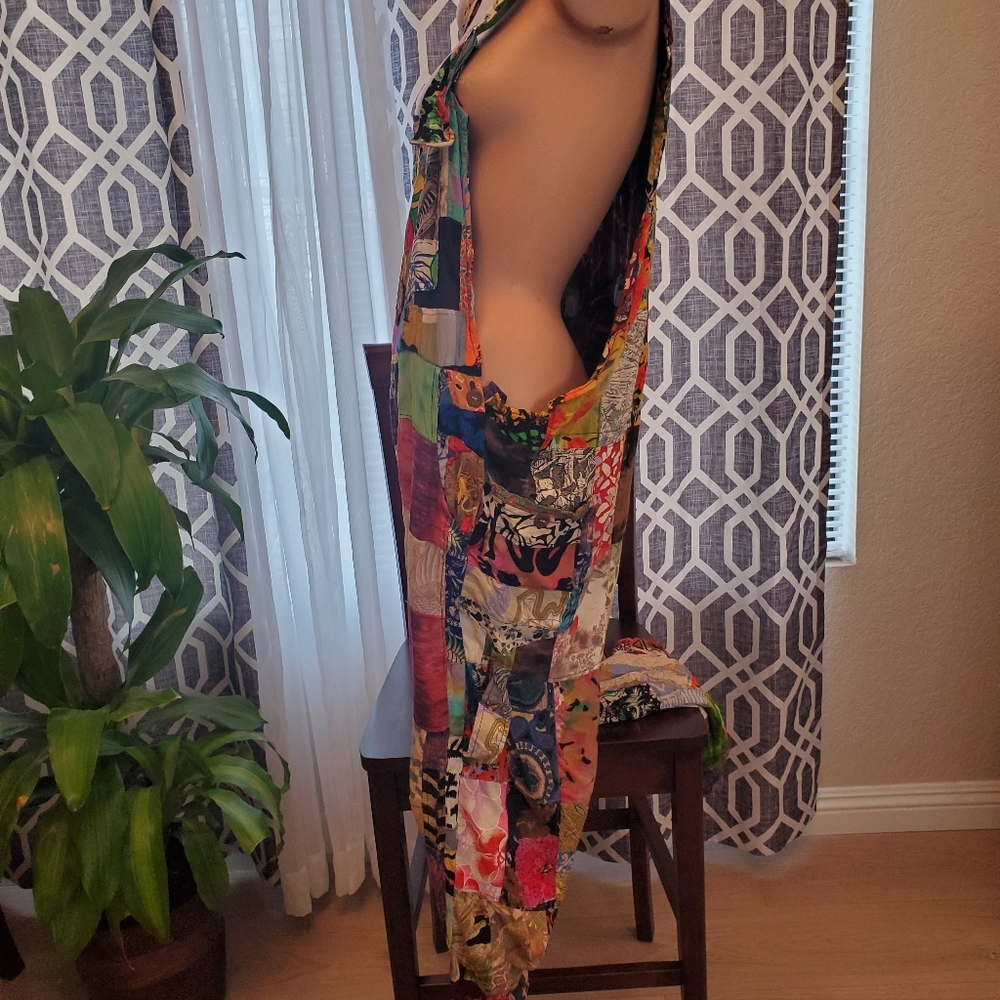 Rare Vintage Patchwork Overalls - image 5